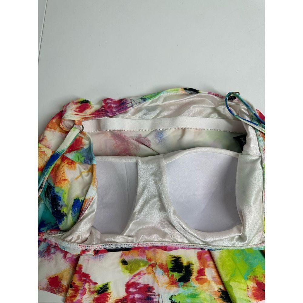 Maxine of Hollywood Tankini Top Layered Size 18 - Picture 2 of 11